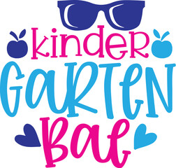 Kindergarten Bae Typography