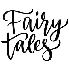 Fairy Tales Calligraphy Typography