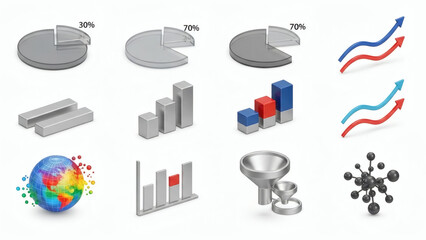 Data analysis graph charts and diagrams