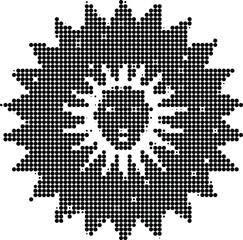 Simple Sun Design Element