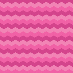 Seamless pink zigzag pattern background. Abstract vector chevron texture lines. Cute baby girl shower wallpaper or wrapping paper design. Sweet valentine textile fabric fashion print illustration.