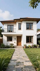 Fototapeta premium house on the hill