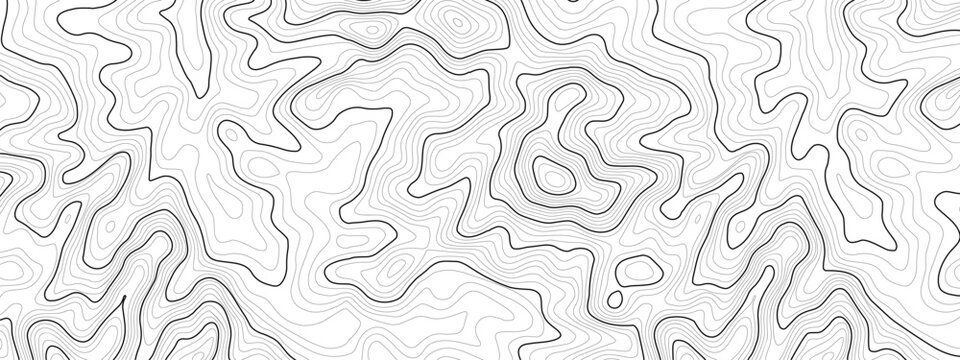 Art line area backdrop map contour topography texture ocean compass for military and trail vector travel discovery. Abstract underwater effect with navy depth digital topo topology geography.