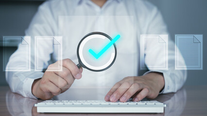 Digital Document Verification and Quality Assurance Process.