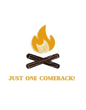 vector fire icon graphic illustration. Wish for a comeback.