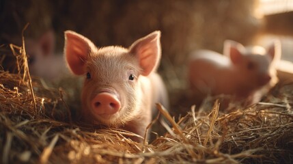babies locked in a pen