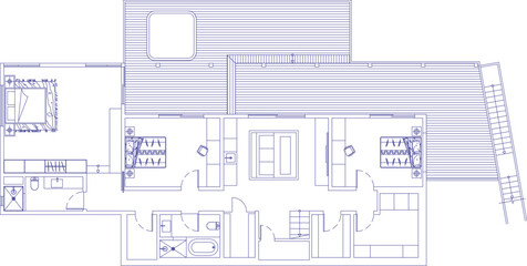 house plan blueprint