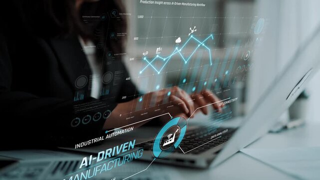 AI-driven manufacturing boosts industrial automation through IoT, cloud, and data analytics. Manufacturing process and factory output are optimized with smart feedback and AI. Marrow