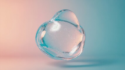 Abstract sensory object with soft translucent texture and subtle light diffusion, evoking touch, calm and luxury. Timeless visual concept for beauty, wellness, fashion and future design.
