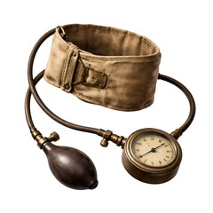 Vintage Blood Pressure Monitor Isolated