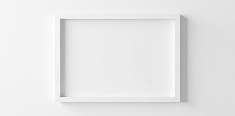 Clean white frame against a textured white wall , space, white on white, wall art
