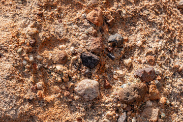 The Dove Spring Formation (formerly the Ricardo Formation), continental and lacustrine sediments containing lava flows and tuff. Red Rock Canyon State Park, Kern County, California. Mojave Desert.