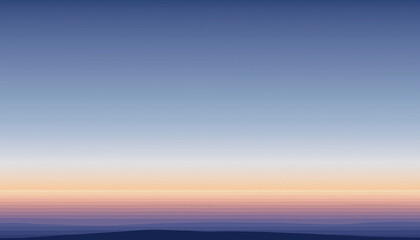 Fototapeta premium Minimal Gradient Horizon Landscape Background for Website Hero Section