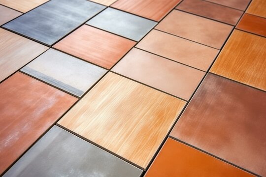 Flooring ceramic tiles
