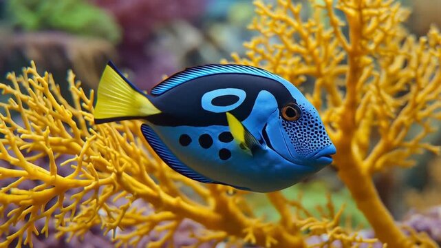 regal tang blue tang scales