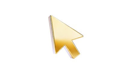 Golden cursor arrow