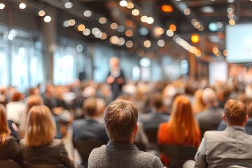 Audience at a conference hall