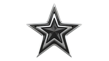 Fototapeta premium Layered Star Emblem