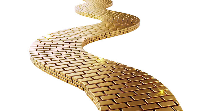 Golden Path of Rectangular Bars