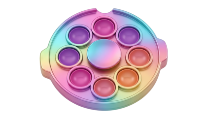 Rainbow Pop-It Fidget Toy