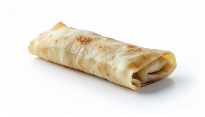 Indonesian Spring Roll Lumpia Isolated on White Background
