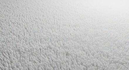 Fototapeta premium A macro shot showcasing the intricate woven texture of thick white terry cloth, emphasizing the soft and highly absorbent loops of cotton fiber, texture, plush, quality