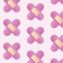 Wound bandage purple gradient pattern for kids background wallpaper medical theme