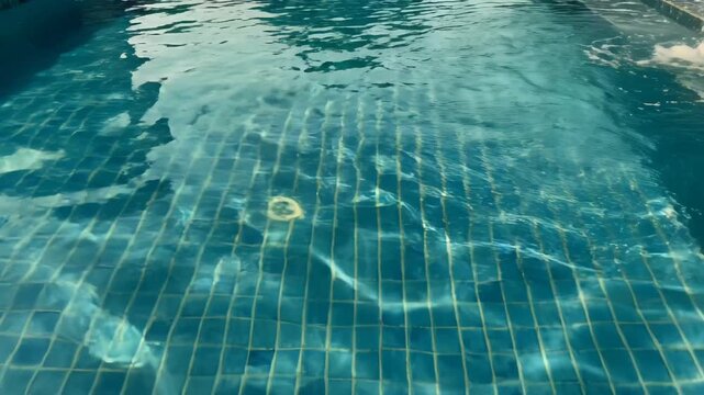 Swimming pool water surface