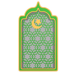 Ramadan Window 3D Illustration