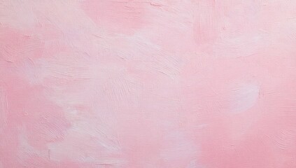 Fototapeta premium Soft pastel pink painted texture background with subtle brush strokes, creating a gentle, feminine aesthetic perfect for beauty, lifestyle, and design projects needing a delicate, tactile surface.