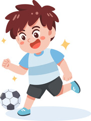 Football Player Child Character