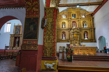Tunja, Colombia - January 4, 2026: Church of Santo Domingo de Guzman in Tunja, Colombia.
