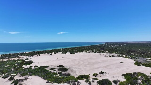 Aerial footage of Perlubie South Australia