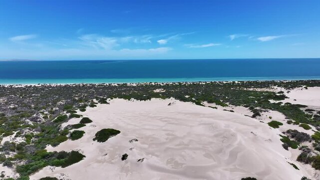 Aerial footage of Perlubie South Australia