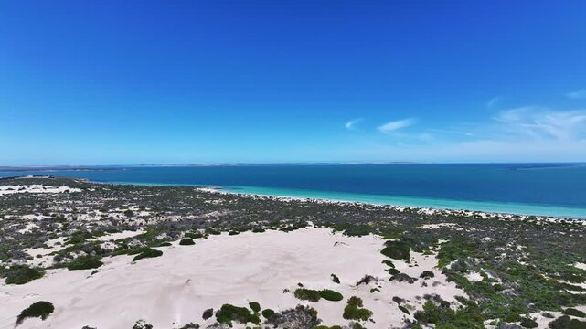 Aerial footage of Perlubie South Australia
