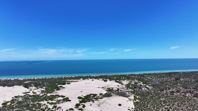 Aerial footage of Perlubie South Australia