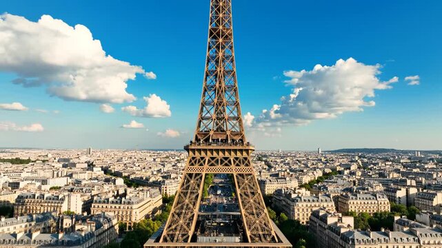 Eiffel Tower Paris cityscape