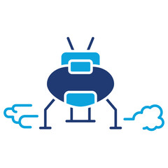 Obraz premium snow vehicle mixed color icon