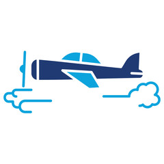 aircraft mixed color icon