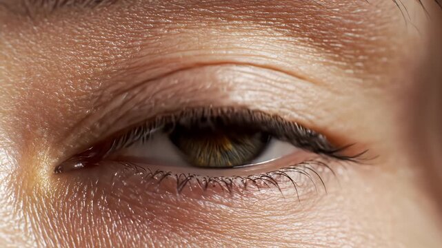 Closeup of a human eye