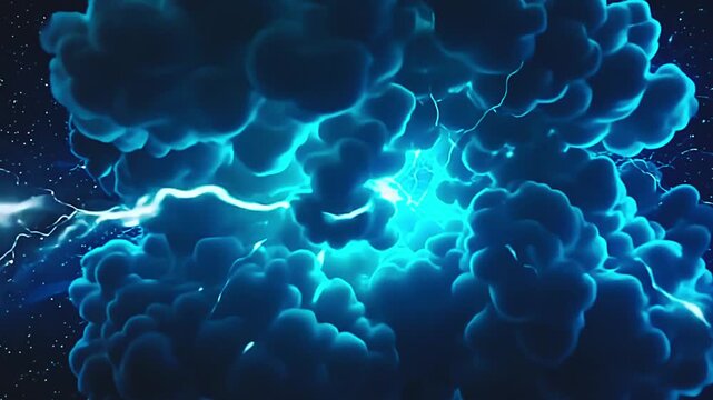 brilliant blues burst teal vapour blast, constitute active volute along amp park background, with scraunch impulse shimmering indiana amp mystical, cosmic scope astatine midday.