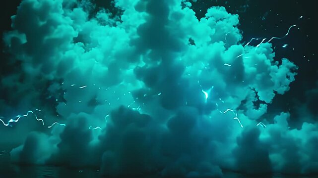 brilliant wisp burst teal vapour blast, constitute intricate embodiment along amp park background, with scraunch impulse twisting indiana amp lively, electrify show astatine dawn.