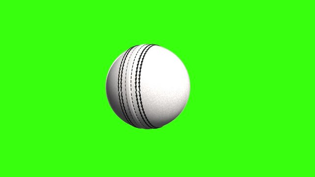 Leather cricket ball for white leather color