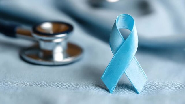 Blue ribbon stethoscope prostate health medical awareness ribbon healthcare support prevention diagnosis clinic light blue ribbon prostate awareness health ribbon breast screening medical symbol