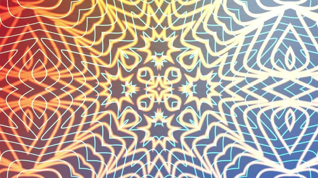 Abstract colorful mandala kaleidoscope overlay pattern suitable for spiritual and wellness designs, backgrounds, and decorative prints for various media projects.