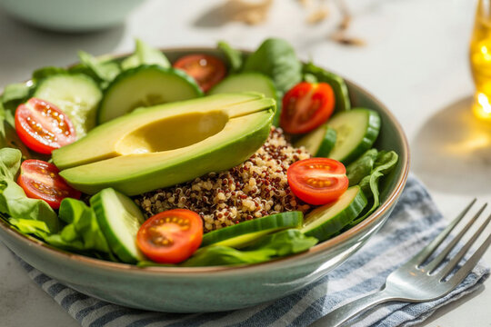 fresh vegetable salad