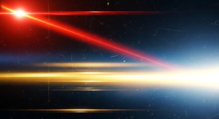 light leak overlay effect with scratch dust and motion blur light leaks, retro noisy film texture light leak flare on black  and blue background, abstract background with red ray, grunge old film burn