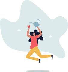 Work passion, motivation to success and win business competition,life and employment of people.