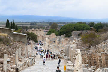 トルコエフェソス遺跡クレテス通り