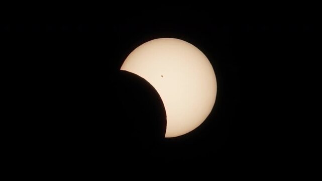 Solar Eclipse Time Lapse 1000mm Astrophotography